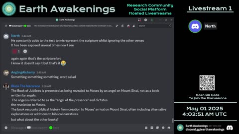 Earth Awakenings - Livestream 1 - #3140 - Live on Rumble/Youtube/X-Twitter/Twitch