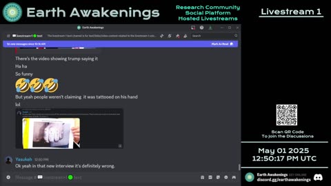 Earth Awakenings - Livestream 1 - #3140 - Live on Rumble/Youtube/X-Twitter/Twitch
