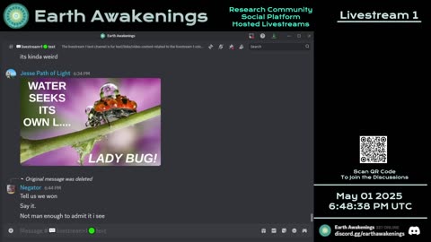 Earth Awakenings - Livestream 1 - #3140 - Live on Rumble/Youtube/X-Twitter/Twitch