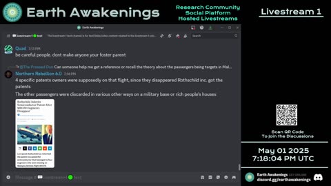 Earth Awakenings - Livestream 1 - #3140 - Live on Rumble/Youtube/X-Twitter/Twitch