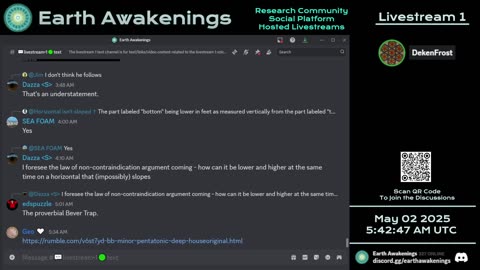 Earth Awakenings - Livestream 1 - #3140 - Live on Rumble/Youtube/X-Twitter/Twitch