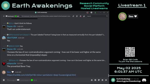Earth Awakenings - Livestream 1 - #3140 - Live on Rumble/Youtube/X-Twitter/Twitch
