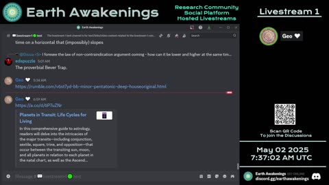 Earth Awakenings - Livestream 1 - #3144 - Live on Rumble/Youtube/X-Twitter/Twitch