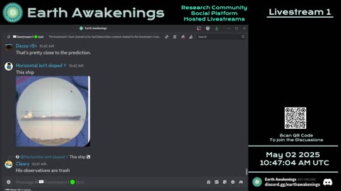 Earth Awakenings - Livestream 1 - #3144 - Live on Rumble/Youtube/X-Twitter/Twitch