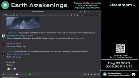 Earth Awakenings - Livestream 1 - #3144 - Live on Rumble/Youtube/X-Twitter/Twitch