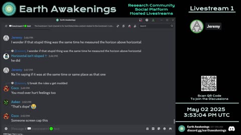 Earth Awakenings - Livestream 1 - #3144 - Live on Rumble/Youtube/X-Twitter/Twitch
