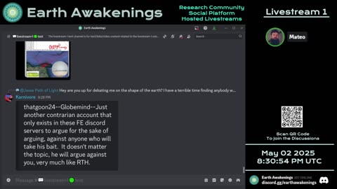 Earth Awakenings - Livestream 1 - #3144 - Live on Rumble/Youtube/X-Twitter/Twitch