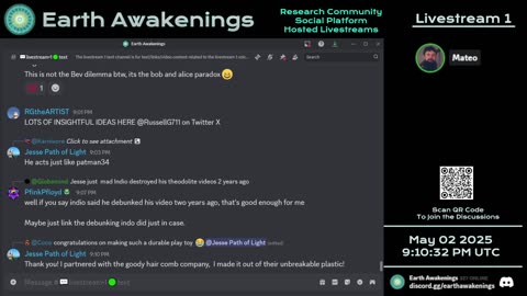 Earth Awakenings - Livestream 1 - #3144 - Live on Rumble/Youtube/X-Twitter/Twitch