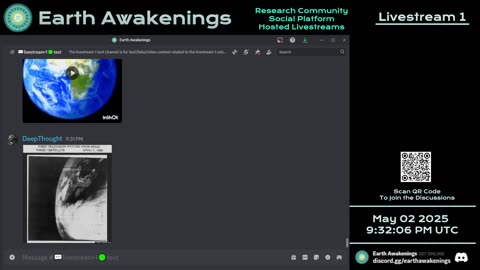 Earth Awakenings - Livestream 1 - #3144 - Live on Rumble/Youtube/X-Twitter/Twitch