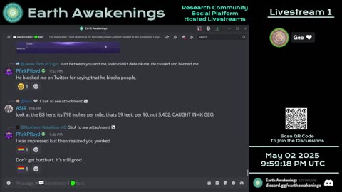 Earth Awakenings - Livestream 1 - #3144 - Live on Rumble/Youtube/X-Twitter/Twitch