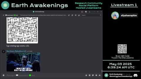 Earth Awakenings - Livestream 1 - #3144 - Live on Rumble/Youtube/X-Twitter/Twitch
