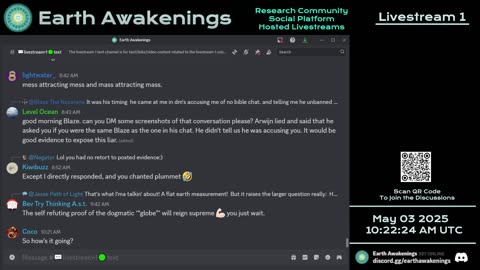 Earth Awakenings - Livestream 1 - #3144 - Live on Rumble/Youtube/X-Twitter/Twitch