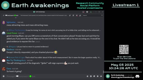 Earth Awakenings - Livestream 1 - #3144 - Live on Rumble/Youtube/X-Twitter/Twitch
