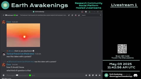 Earth Awakenings - Livestream 1 - #3144 - Live on Rumble/Youtube/X-Twitter/Twitch
