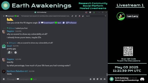 Earth Awakenings - Livestream 1 - #3147 - Live on Rumble/Youtube/X-Twitter/Twitch
