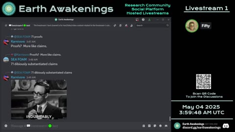 Earth Awakenings - Livestream 1 - #3147 - Live on Rumble/Youtube/X-Twitter/Twitch