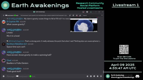 Earth Awakenings - Livestream 1 - #3094 - Live on Rumble/Youtube/X-Twitter/Twitch