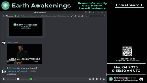Earth Awakenings - Livestream 1 - #3147 - Live on Rumble/Youtube/X-Twitter/Twitch