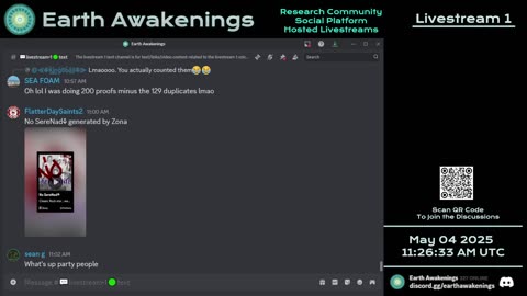 Earth Awakenings - Livestream 1 - #3147 - Live on Rumble/Youtube/X-Twitter/Twitch