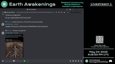 Earth Awakenings - Livestream 1 - #3147 - Live on Rumble/Youtube/X-Twitter/Twitch
