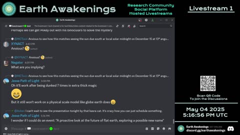 Earth Awakenings - Livestream 1 - #3147 - Live on Rumble/Youtube/X-Twitter/Twitch