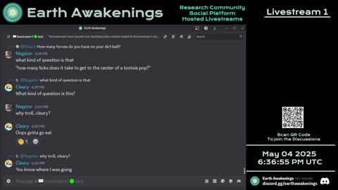 Earth Awakenings - Livestream 1 - #3147 - Live on Rumble/Youtube/X-Twitter/Twitch