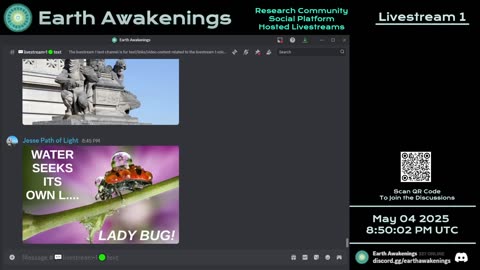 Earth Awakenings - Livestream 1 - #3147 - Live on Rumble/Youtube/X-Twitter/Twitch