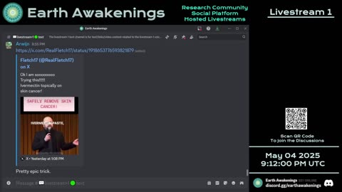 Earth Awakenings - Livestream 1 - #3147 - Live on Rumble/Youtube/X-Twitter/Twitch