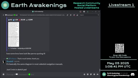 Earth Awakenings - Livestream 1 - #3150 - Live on Rumble/Youtube/X-Twitter/Twitch