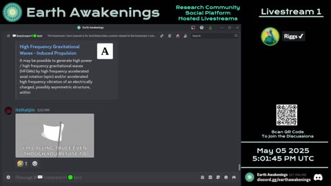 Earth Awakenings - Livestream 1 - #3150 - Live on Rumble/Youtube/X-Twitter/Twitch