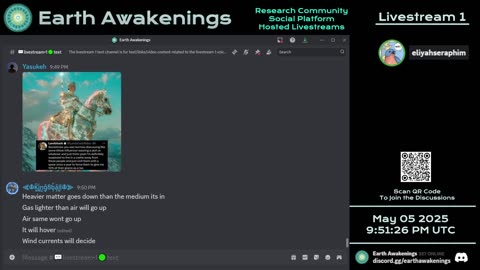 Earth Awakenings - Livestream 1 - #3150 - Live on Rumble/Youtube/X-Twitter/Twitch