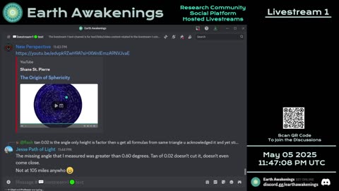 Earth Awakenings - Livestream 1 - #3151 - Live on Rumble/Youtube/X-Twitter/Twitch