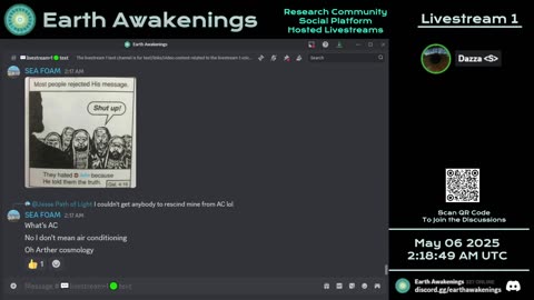 Earth Awakenings - Livestream 1 - #3151 - Live on Rumble/Youtube/X-Twitter/Twitch