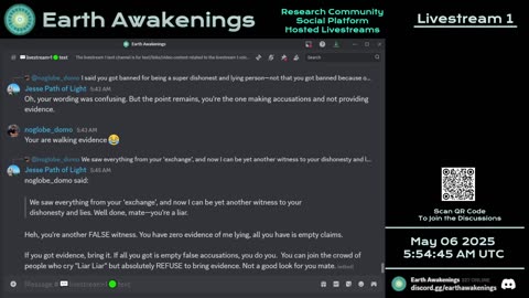 Earth Awakenings - Livestream 1 - #3151 - Live on Rumble/Youtube/X-Twitter/Twitch