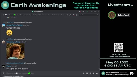 Earth Awakenings - Livestream 1 - #3151 - Live on Rumble/Youtube/X-Twitter/Twitch