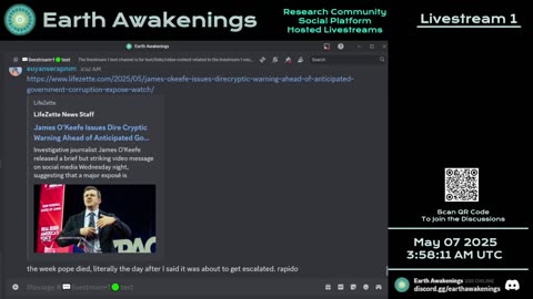 Earth Awakenings - Livestream 1 - #3151 - Live on Rumble/Youtube/X-Twitter/Twitch