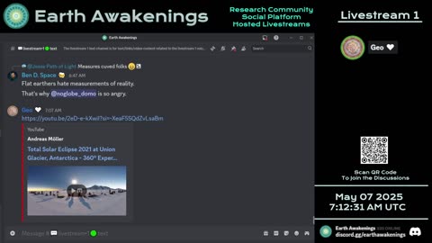 Earth Awakenings - Livestream 1 - #3151 - Live on Rumble/Youtube/X-Twitter/Twitch