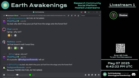 Earth Awakenings - Livestream 1 - #3155 - Live on Rumble/Youtube/X-Twitter/Twitch