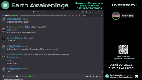 Earth Awakenings - Livestream 1 - #3098 - Live on Rumble/Youtube/X-Twitter/Twitch