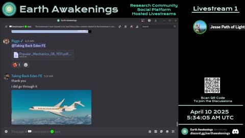 Earth Awakenings - Livestream 1 - #3098 - Live on Rumble/Youtube/X-Twitter/Twitch