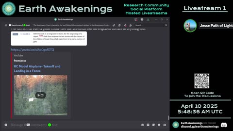 Earth Awakenings - Livestream 1 - #3098 - Live on Rumble/Youtube/X-Twitter/Twitch