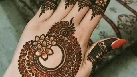 Beautiful mehndi design viral on tiktok