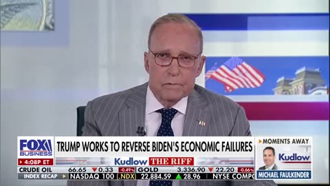 Larry Kudlow: The media is attempting to portray Trump in this way.