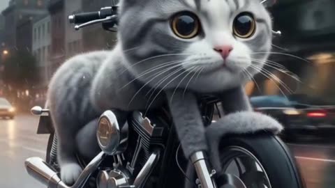 Fluffy Motor Vehicle 🚗😺 | Funny Cat Driving Adventure