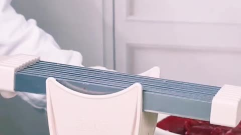 ONCE FOR ALL Meat Slicer – Manual Fresh Meat Cutter for Beef, BBQ & Meal Prep