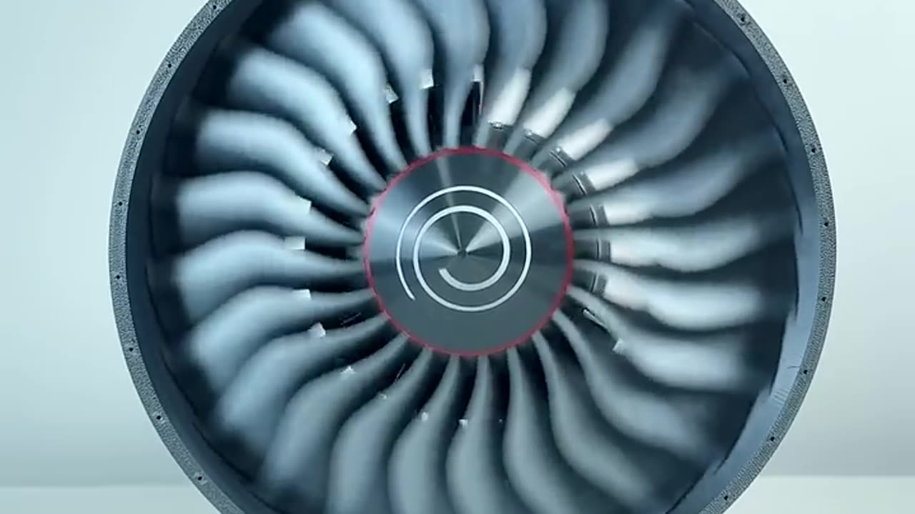 Highly restored Rolls Royce Trent 900 turbofan engine model (55cm/22i