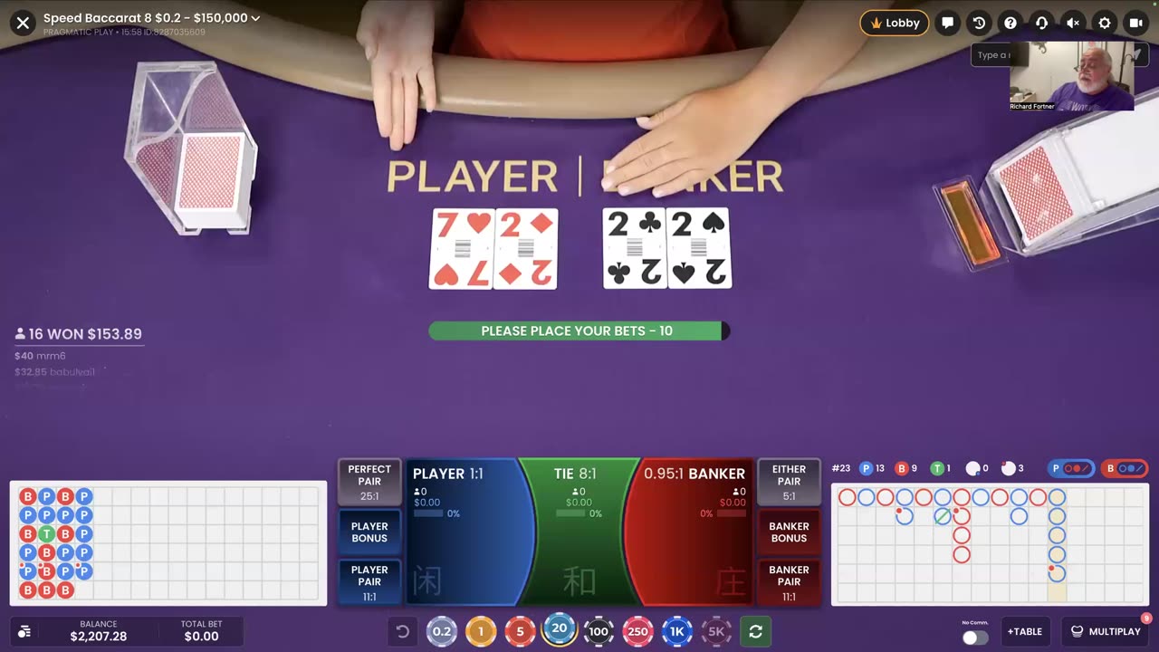 "Work is for people who can't play baccarat". Win at Baccarat with Casterly Rock