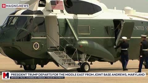 President Trump departs for Saudi Arabia, Qatar, UAE aboard Air Force One [LIVE]