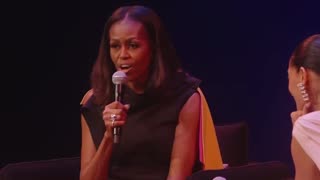 Michelle Obama says black people can’t swim or go to the gym due to “white people hair standards