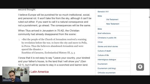 A Prophetic Warning To Catholics Everywhere